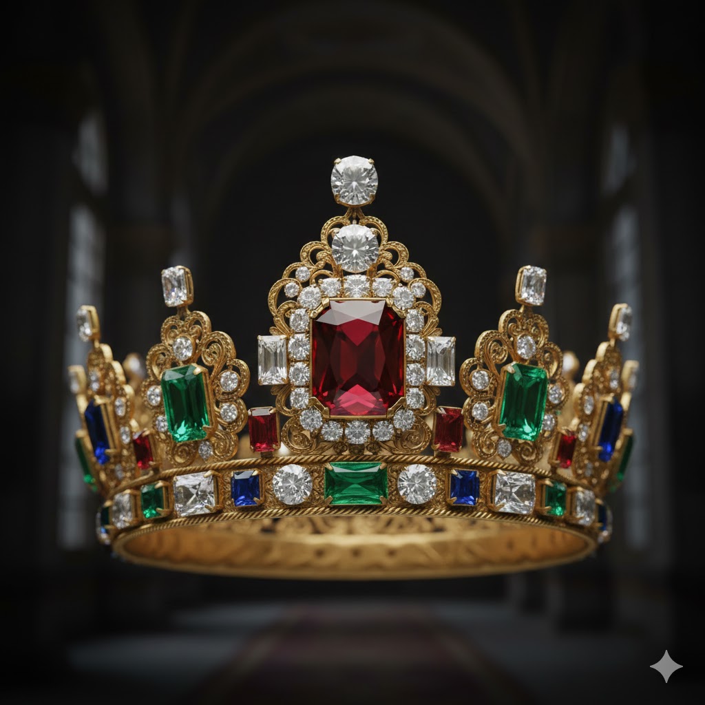لماذا يرتدي الملوك والأمراء مجوهرات مرصعة بالأحجار الكريمة؟