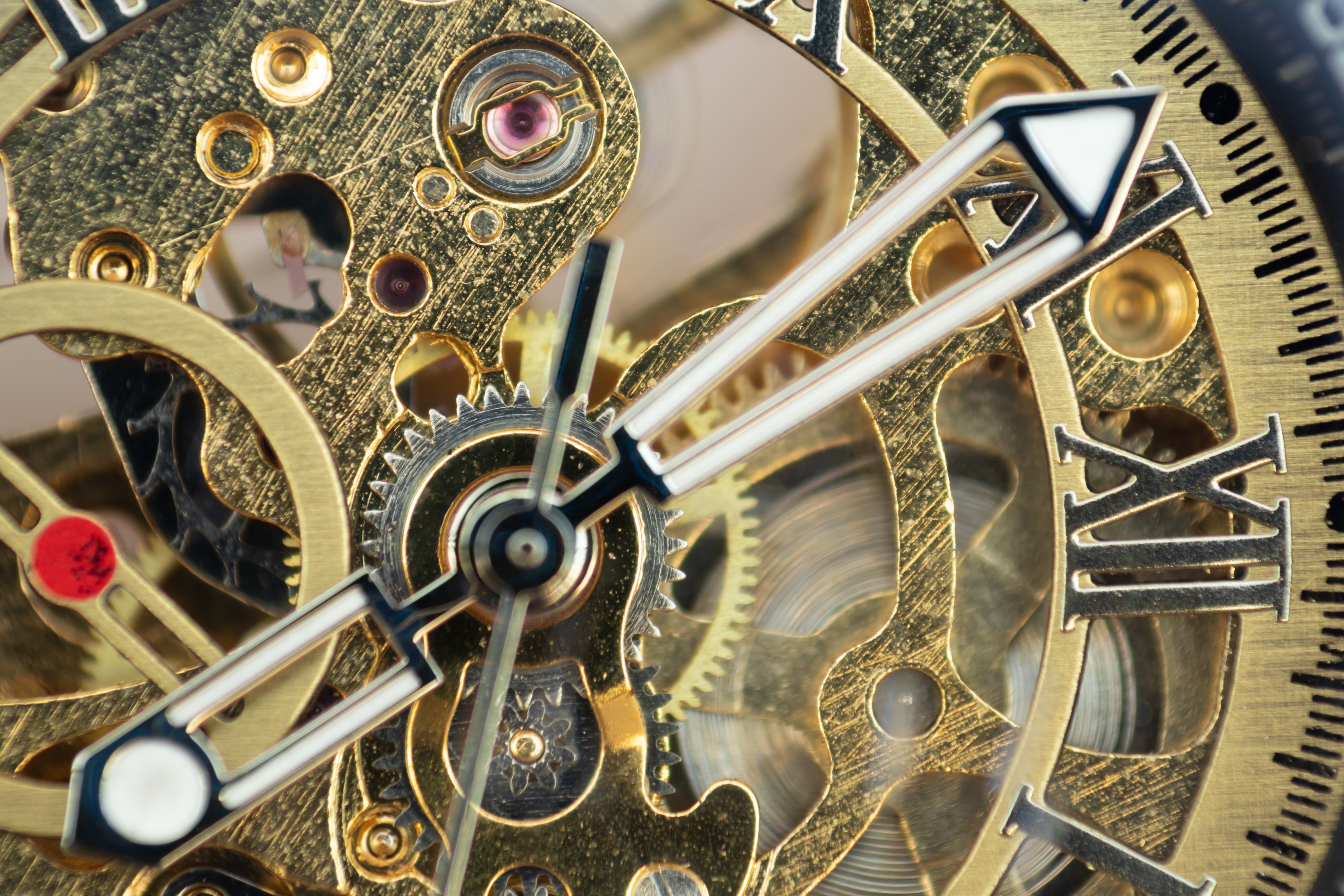 ساعات الـ Skeleton (الهيكل العظمي): مزيج من الهندسة الميكانيكية الشفافة والفن.